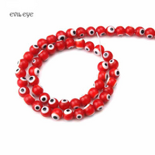 Load image into Gallery viewer, 8mm 200pcs Royal Blue Evil Eye Beads Round To Make Bracelets Or Jewelry Necklace E33E32